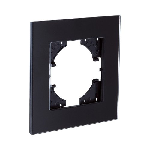 RM1BK Рамка 1-постовая, стекло черный Kollinger Reflex MG RM1BK