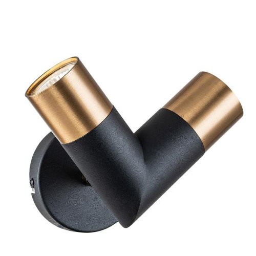 V000454 Настенное бра Indigo Doppio V000454 11036/2W Black