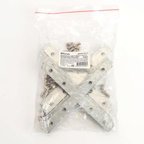 48115 Соединитель X для профилей CAB Feron LD155 48115