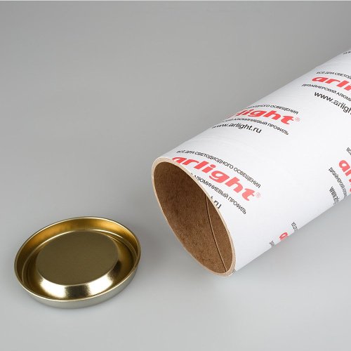 Круглый картонный тубус для упаковки алюминиевого профиля Arlight 021960
