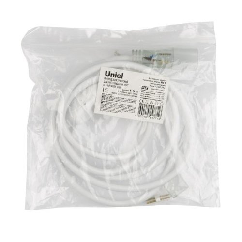UCX-SP2/N21 WHITE 1 STICKER Провод электрический для светодиодных лент ULS-N21 NEON 220В Uniel UCX-SP2/N21 WHITE 1 STICKER