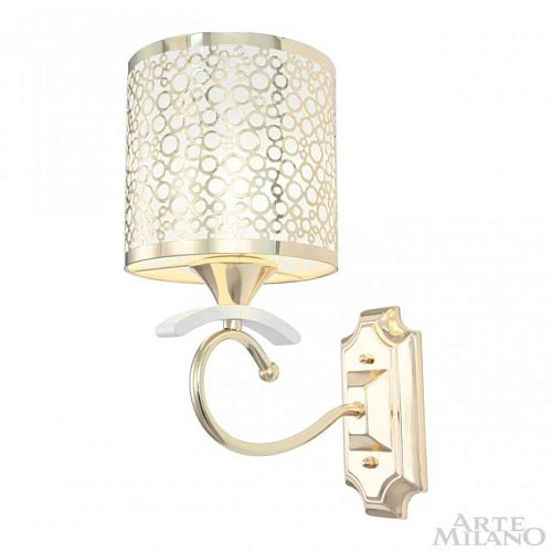 309787/1W Wh/Gd Настенное бра Arte Milano Florentia-9787 309787/1W Wh/Gd