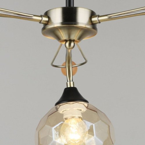 Потолочная люстра 02018-0.3-03 AB+BK