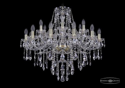 Подвесная хрустальная люстра 1415 Bohemia 1415/12+6/300 G