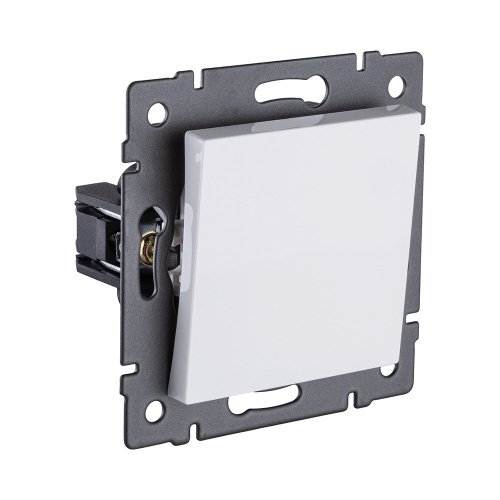 REA-S-006WH Выключатель 1-клавишный перекрестный 10А/250В, белый Kollinger REA-S-006WH для Aspekt, Eleganz, Reflex