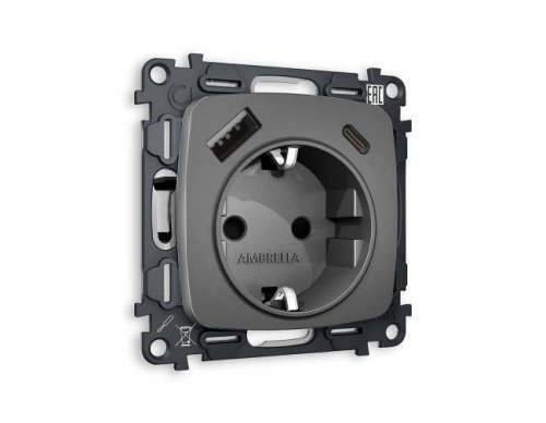 Розетка Ambrella Volt OMEGA MO660010