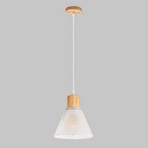 MD.6029-1-P-WOOD+WH Светильник подвесной IMEX MD.6029-1-P-WOOD+WH