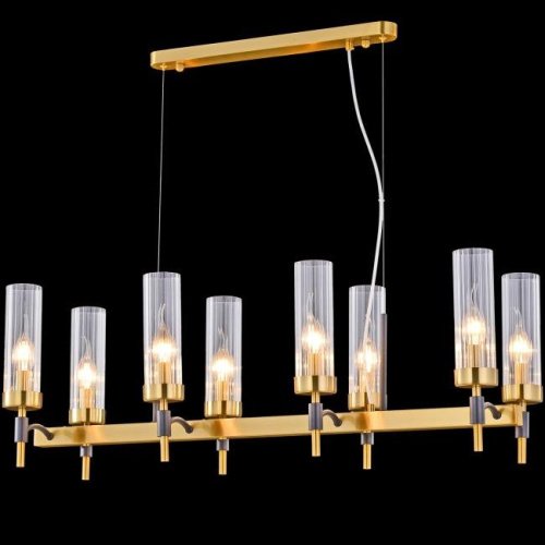 IL5177-8LLS-29 BRASS TUBO Подвесная люстра ILLUMICO IL5177-8LLS-29 BRASS TUBO