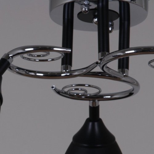 Потолочная люстра 70139-3.3-03 CR+BK