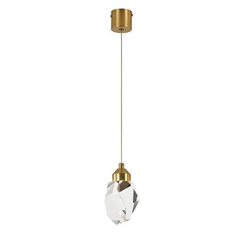 V000132L Светильник подвесной Indigo Cristallo V000132L 12053/1P Brass