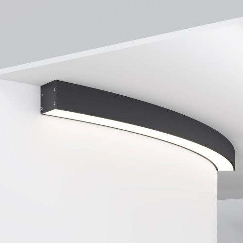 Радиусный профиль 35x35 Ø1500мм 1/8 круга Maytoni Радиусный профиль ALM-3535R-B-D-45°-1.5M