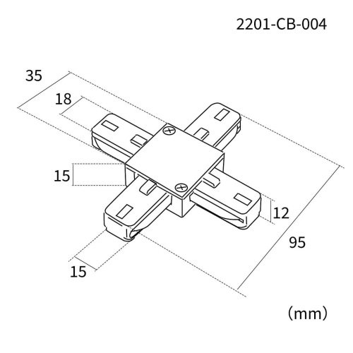 Коннектор для шинопровода Favourite Practica 2201-CB-004