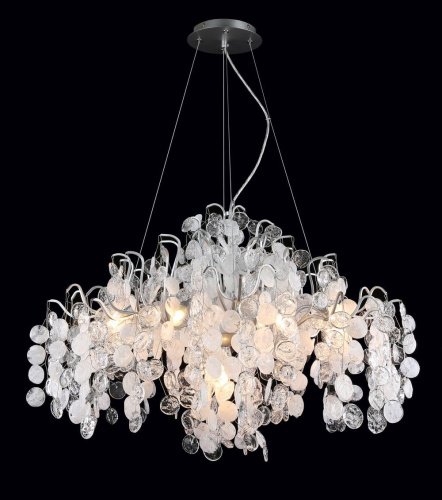 TENERIFE SP9 SILVER Подвесная хрустальная люстра Tenerife Crystal Lux TENERIFE SP9 SILVER