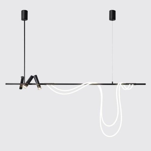 7242P/L1200 black/white Светильник подвесной Delight Collection 7242P 7242P/L1200 black/white