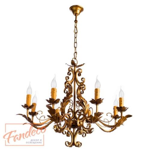 Подвесная люстра Arte Lamp Fregiato A7202LM-8GA