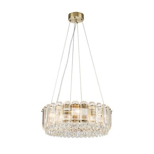 V000425 Подвесная люстра Indigo Brilliante V000425 12039/6P Brass