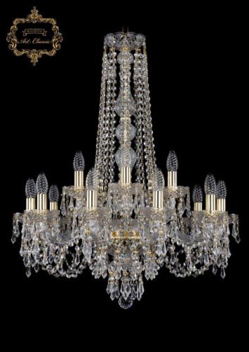 11.23.10+5.220.h-82.Gd.Dr Подвесная хрустальная люстра 11.23 Art Classic 11.23.10+5.220.h-82.Gd.Dr