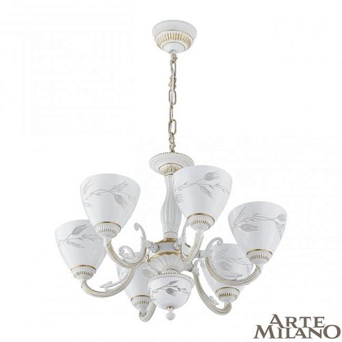 343659/6 WT+G Подвесная люстра Arte Milano Am343659 343659/6 WT+G