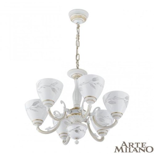 Подвесная люстра Arte Milano Am343659 343659/6 WT+G