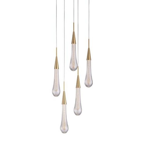 Светильник подвесной Delight Collection Pour MD2060-5A br.brass