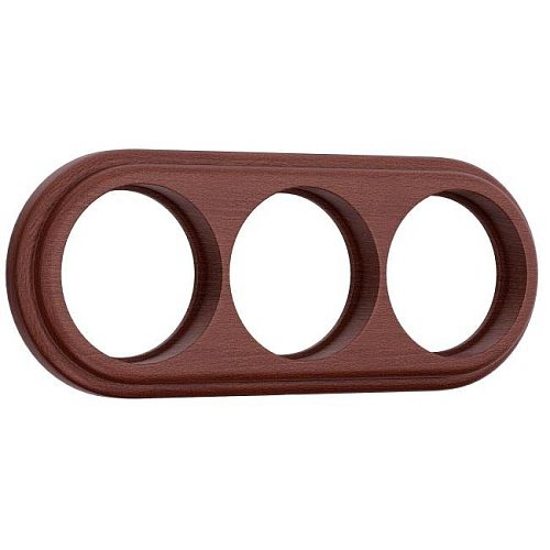 W0035225/ Рамка на 3 поста (итальянский орех) (RAMKA 03 WL15 M54) Рамка Werkel W0035225/ Рамка на 3 поста (итальянский орех) (RAMKA 03 WL15 M54)