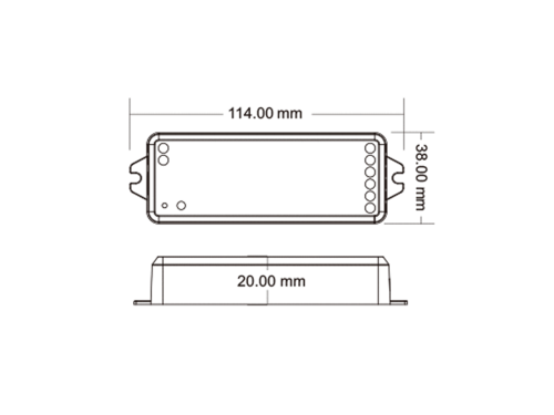 00-00031600 Светодиодный пиксельный контроллер WT-SPI Tuya Wi-Fi SPI RGB /RGBW, SWG Standard 00-00031600