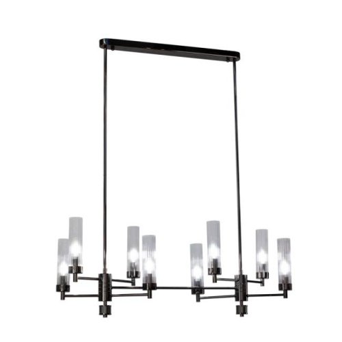 INDIGO SPL8 PEARL BLACK Люстра на штанге AM Group INDIGO SPL8 PEARL BLACK
