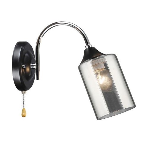 MD.2195-1-W-BK+CH Настенное бра IMEX MD.2195-1-W-BK+CH