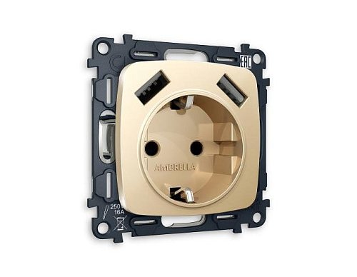 Розетка Ambrella Volt OMEGA MO609010