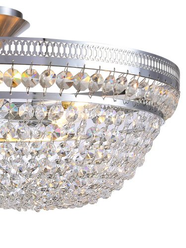 Потолочная люстра Natali Kovaltseva Barocco BAROCCO 81405/8C CHROME