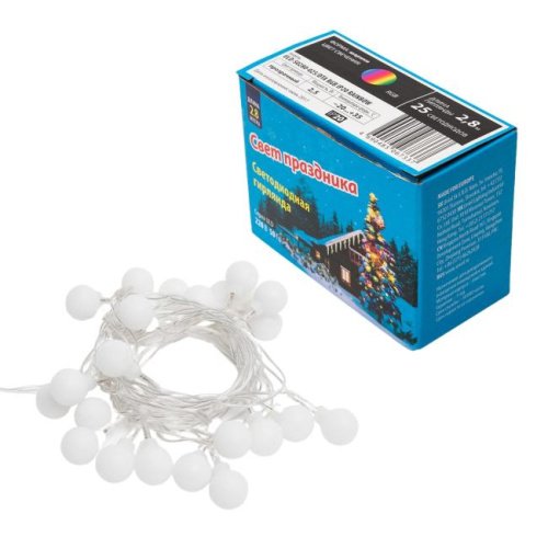 ULD-S0280-025/DTA RGB IP20 RAINBOW Гирлянда Uniel ULD-S0280-025/DTA RGB IP20 RAINBOW