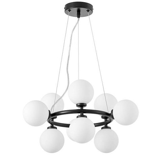 LDP 6033-9 BK Подвесная люстра Lumina Deco Marsiada LDP 6033-9 BK