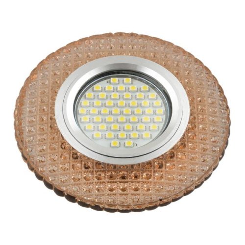 Встраиваемый светильник Fametto Luciole DLS-L135 GU5.3 GLASSY/LIGHT TEA