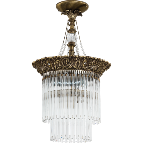 Потолочная хрустальная люстра Kutek Fiore FIO-ZWD-1(P)