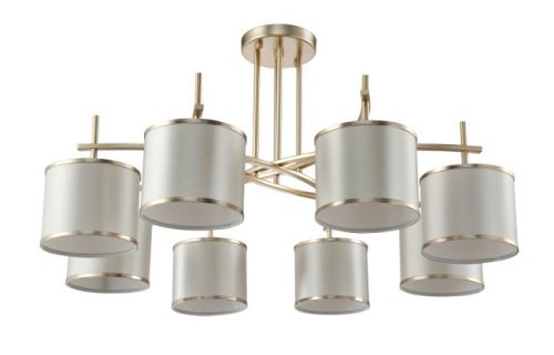 SERGIO PL8 GOLD Потолочная люстра Crystal Lux Sergio SERGIO PL8 GOLD