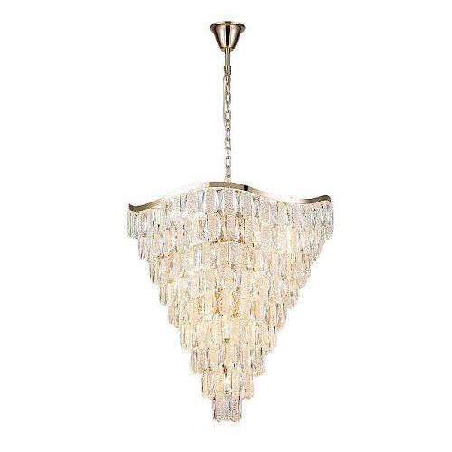 V000395 Подвесная люстра Indigo Ambra V000395 12030/13P Gold