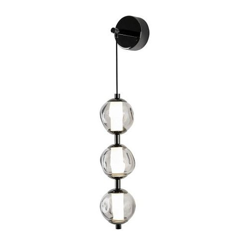 OB2437 pearl black/smoke Настенное бра Delight Collection OD2437 OB2437 pearl black/smoke