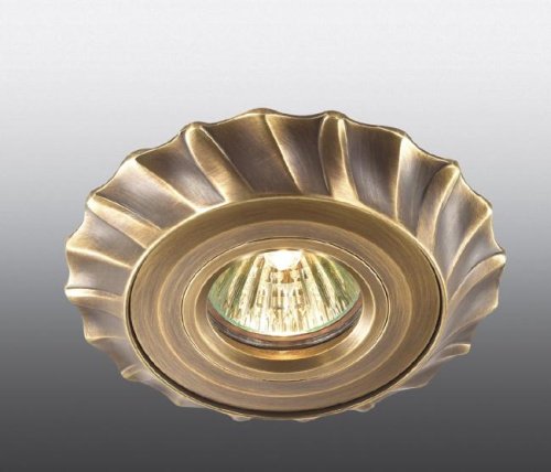 Встраиваемый светильник с узорами Vintage 369942 Novotech