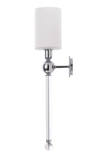 MIRABELLA AP1 CHROME/WHITE Настенное бра Crystal Lux Mirabella MIRABELLA AP1 CHROME/WHITE