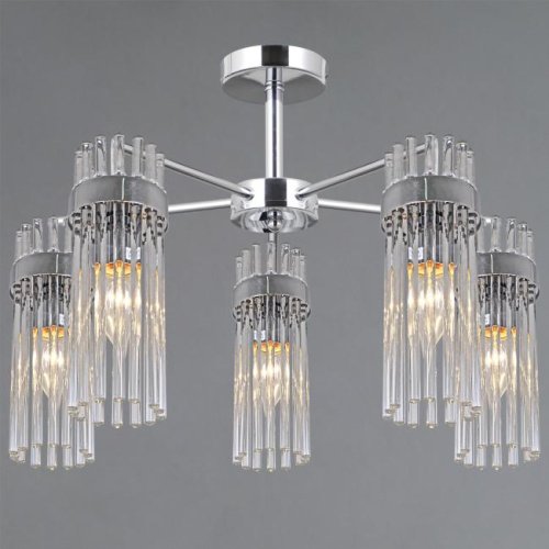 Потолочная люстра ILLUMICO IL0761-5CSQ-25 CR GENOA