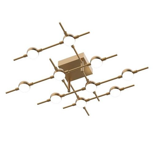 MX18001067-10A gold Потолочная люстра Delight Collection Molecular MX18001067-10A gold