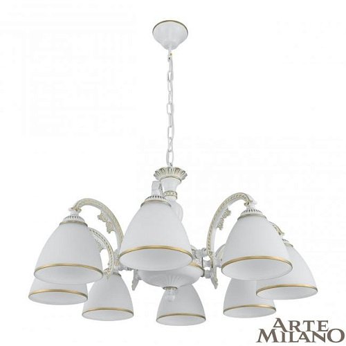 Подвесная люстра Arte Milano Am340837 340837/8 WT+G