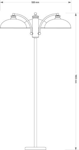 Торшер Kutek Торшеры N-LS-3(Z)