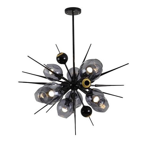 9720P-10S black/smoky Потолочная люстра Delight Collection Burst 9720P-10S black/smoky