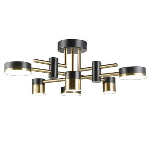 Потолочная люстра Natali Kovaltseva Loft Led LED LAMPS 81368 GOLD BLACK