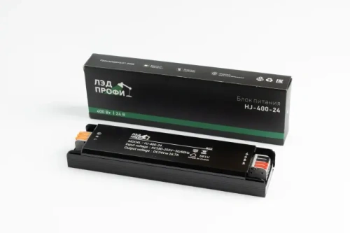 HJ-400-24 Блок питания HJ ЛЭД-ПРОФИ HJ-400-24