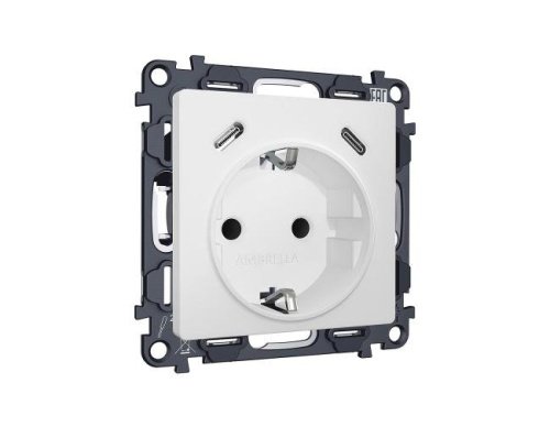 Розетка Ambrella Volt ALFA MA130510