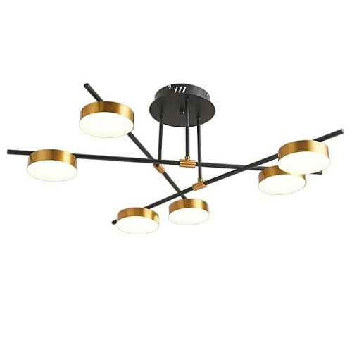 LED LAMPS 81101/6C GOLD BLACK Потолочная люстра Natali Kovaltseva Loft Led LED LAMPS 81101/6C GOLD BLACK