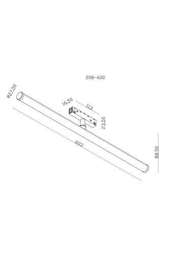 00-00016553 Трековый светильник SY-LINK SWG LUMKER 00-00016553