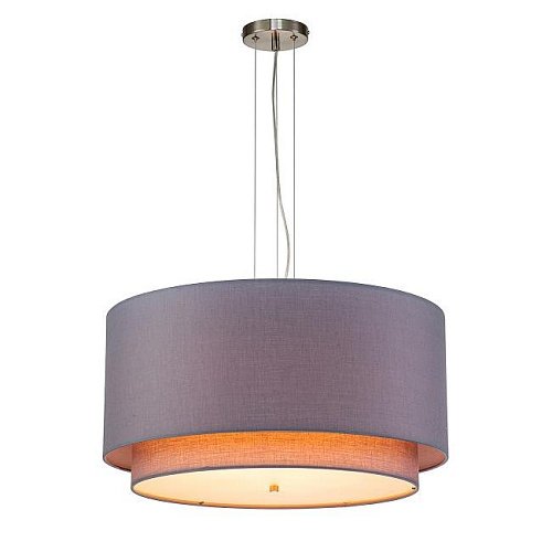 V000353 Подвесная люстра Indigo Nebbia 13020/3P Nickel V000353